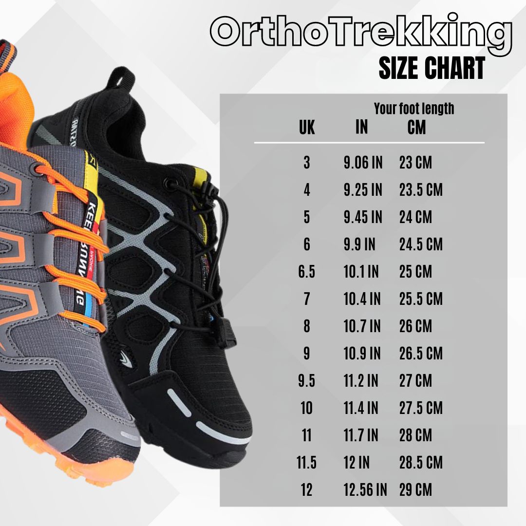 OrthoTrekking (2026) - Healthy, Non-slip & Supportive Walking and hiking shoe