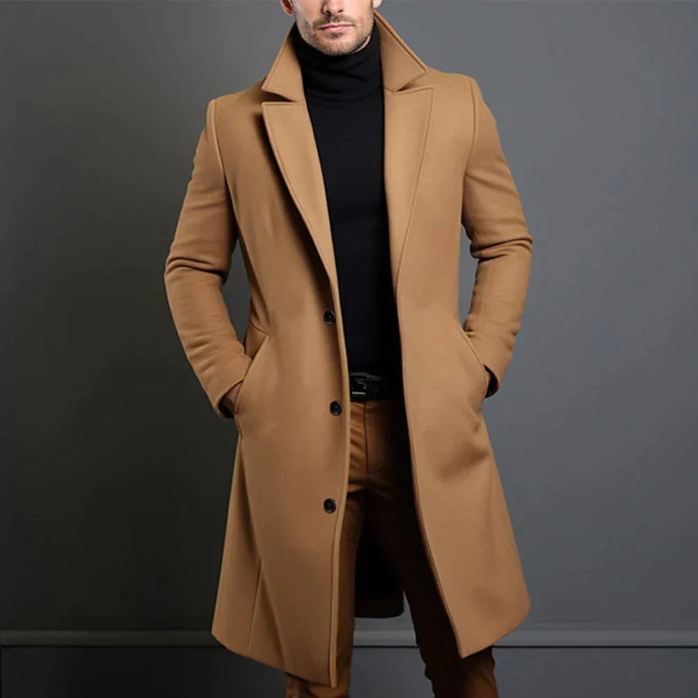 Henry | Men's Formal Slim-Fit Long Coat
