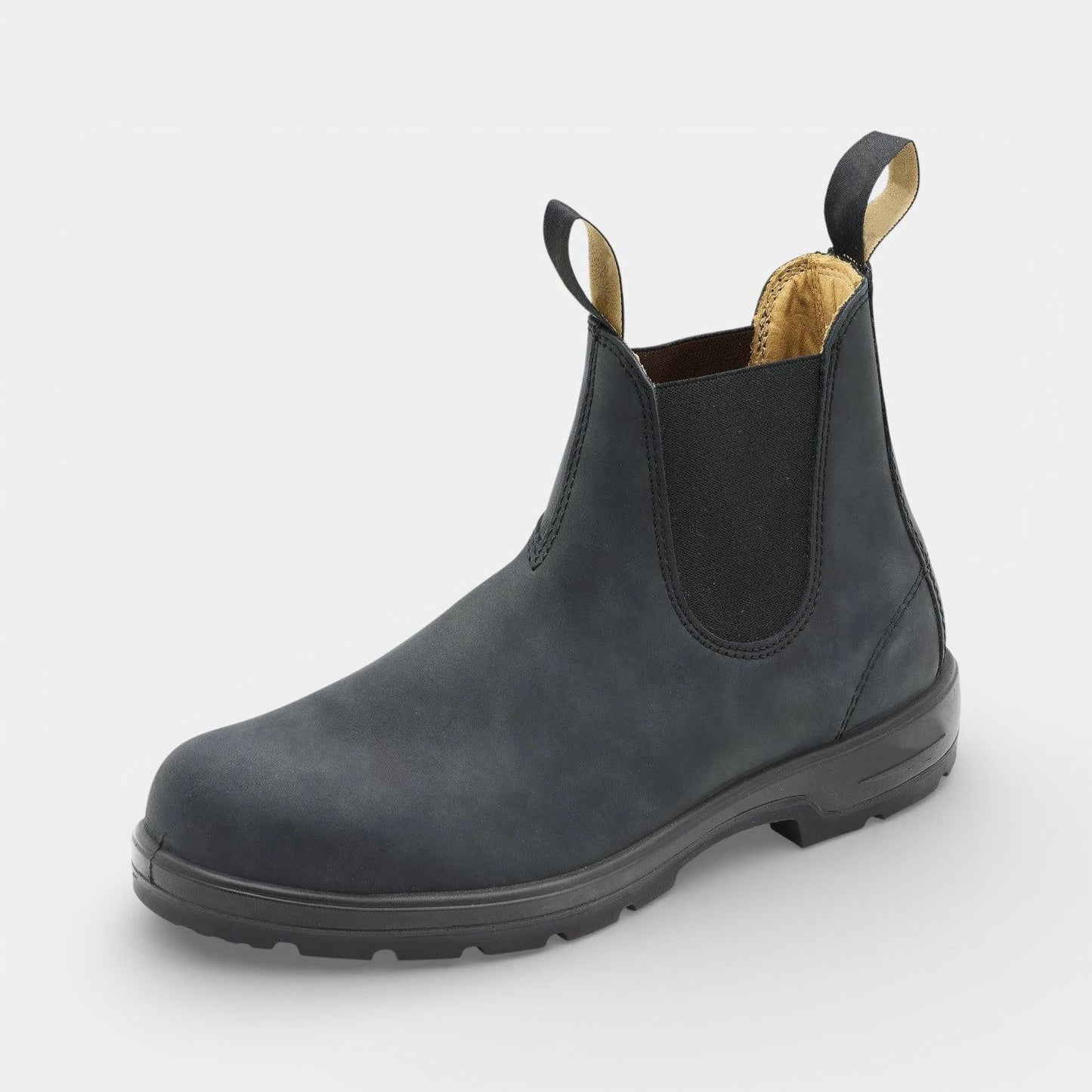 Vegan Leather Chelsea Boots for Men – Slip-On Ankle Design for Casual and Formal Wear