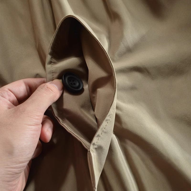 James Weatherproof Long Coat | Men’s Insulated Button Jacket Outerwear