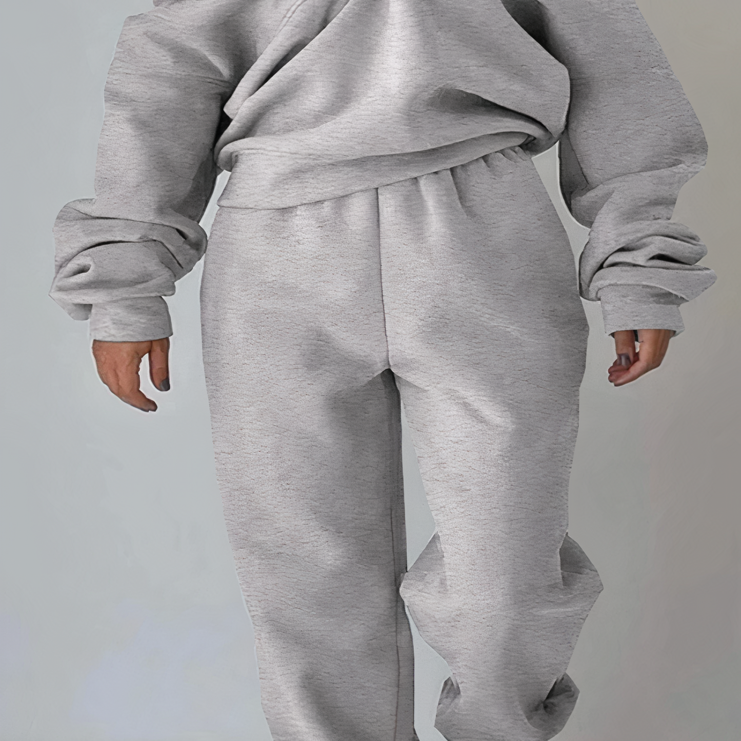 Women's 2-Piece Tracksuit Set with Half-Zip Pullover and Joggers