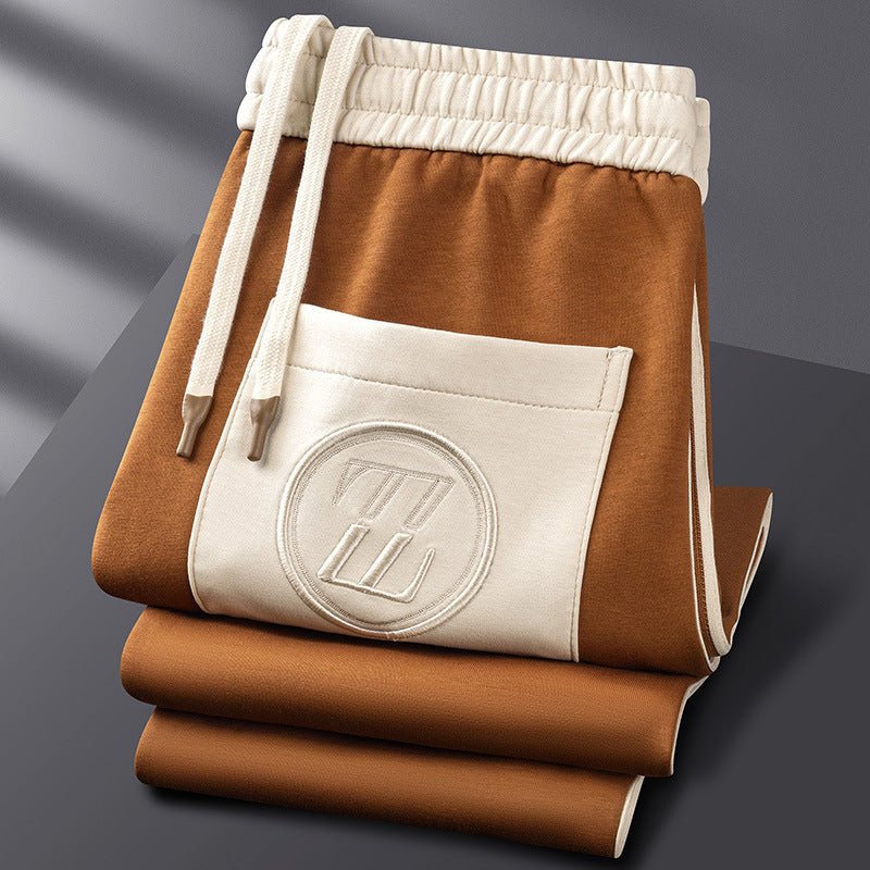 Men’s 2-Piece Tracksuit Set With Zip Jacket and Side-Striped Joggers